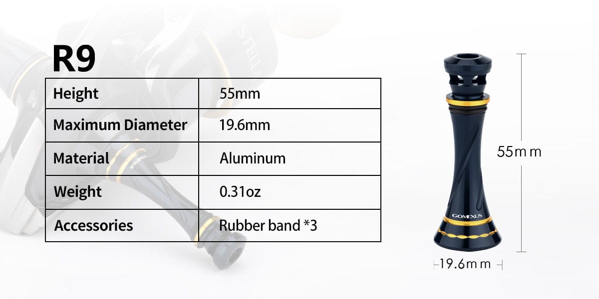 Gomexus Aluminum Reel Stand 55mm R9 1 Gomexus reel stand for the stella sw
