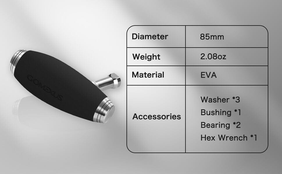 Gomexus EVA Reel Power Knob 85mm TE85 1 Gomexus EVA knob