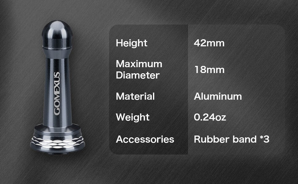 Gomexus Aluminum Reel Stand 42mm R1 1 Gomexus reel stand r1