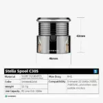 Gomexus Aluminum Spool For 22 Shimano Stella 2500-3000/C3000 - Image 7