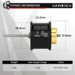 Gomexus Aluminum Spool For Daiwa Tatula TW 80 - Image 6