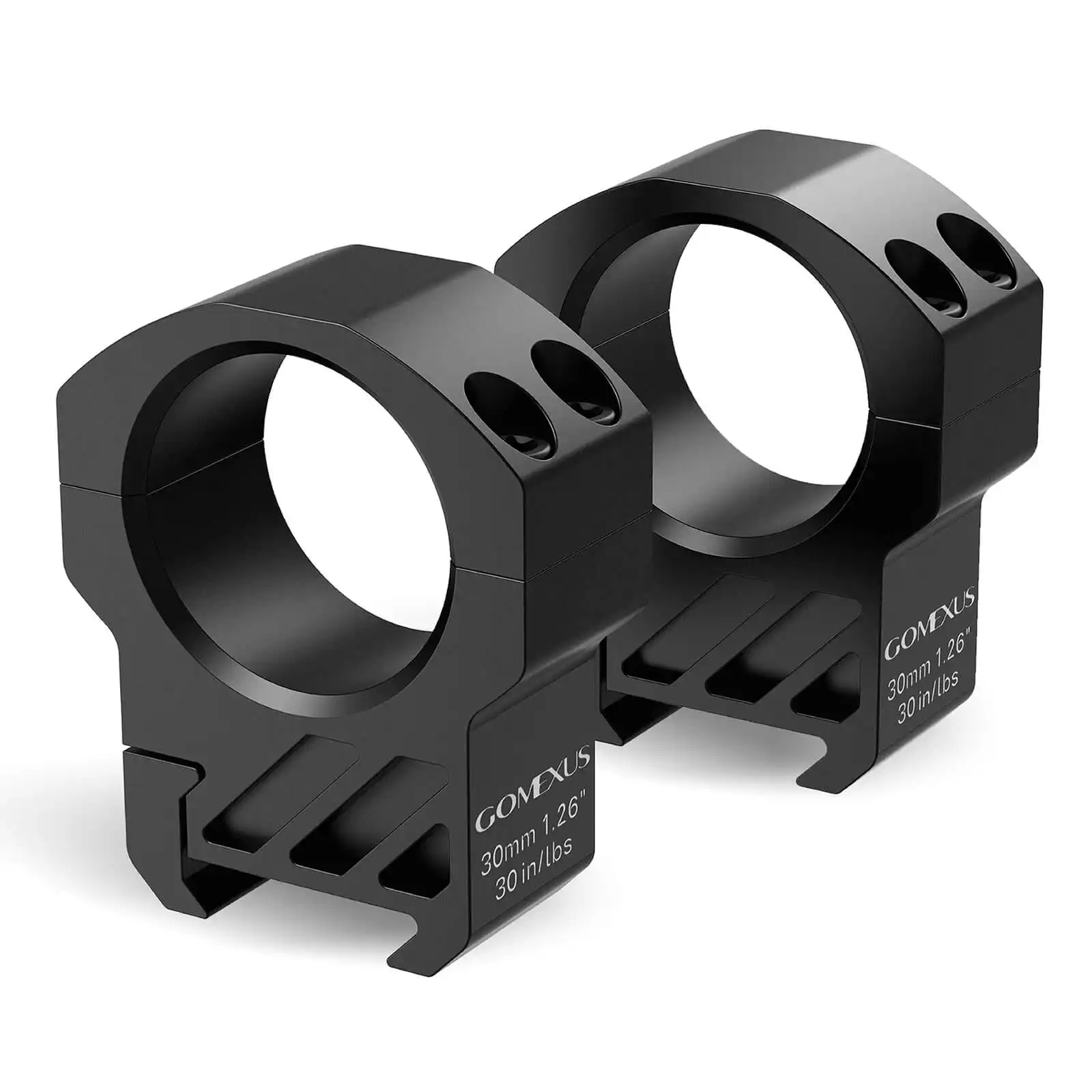 GomexusRifleScopeRing Gomexus 30mm Scope Rings for Picatinny Rails - Lightweight Aluminum Deer hunting decoys - Image 1
