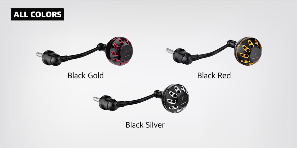 Gomexus power handle for the Daiwa lock type reel