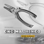 Gomexus Heavy Duty Titanium Fishing Pliers 7.5” With Dual Cutters - Image 6