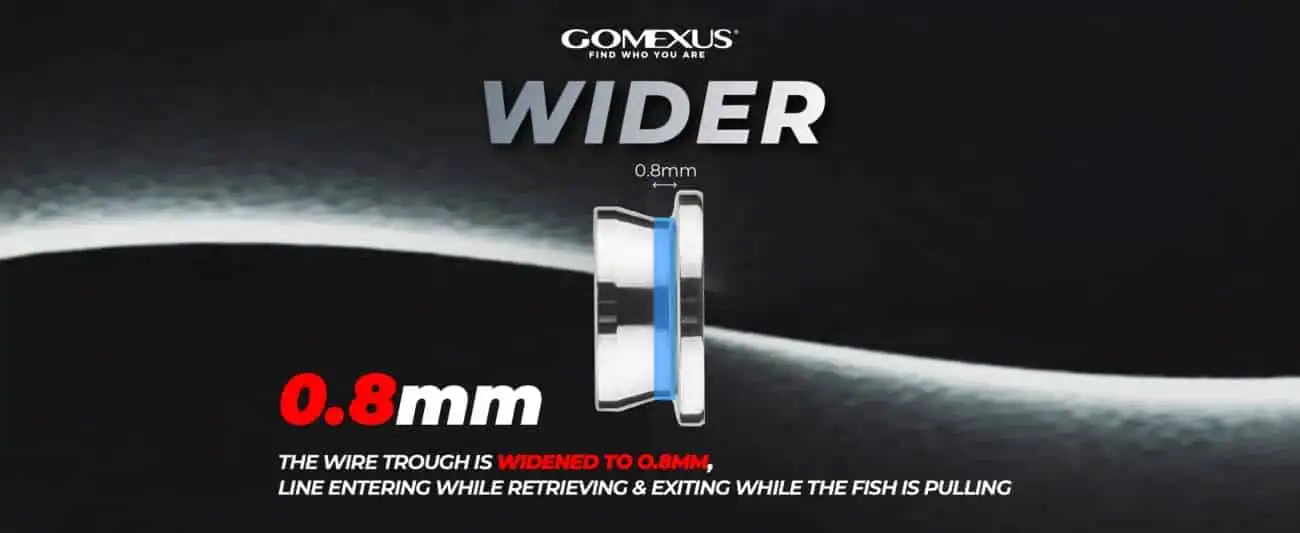Gomexus Titanium Line Roller for Penn Spinning Reels 3000-4500 2 penn导线环 09