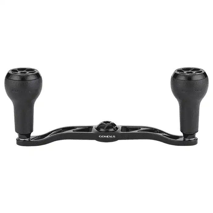 Gomexusblackhandle-700x700 Gomexus Aluminum Handle with TPE Knob For Penn Fathom Squall baitcaster 400, Abu Garcia Revo Toro Beast Rocket - Image 1