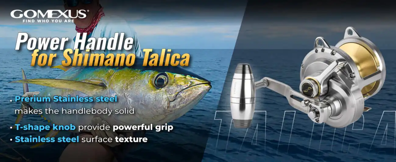 Gomexus Handle for Shimano Talica Reel Power Handle 3 TALICA摇臂 英文详情v2 11