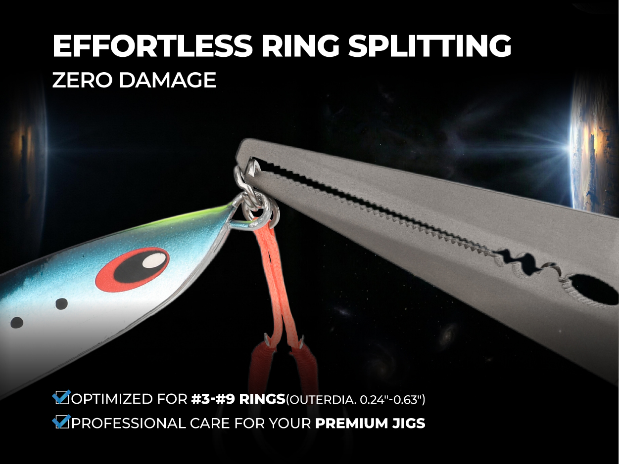 Gomexus Titanium Fishing Pliers 7'' Split Ring Nose 13 7寸钛钳 美国A图 14