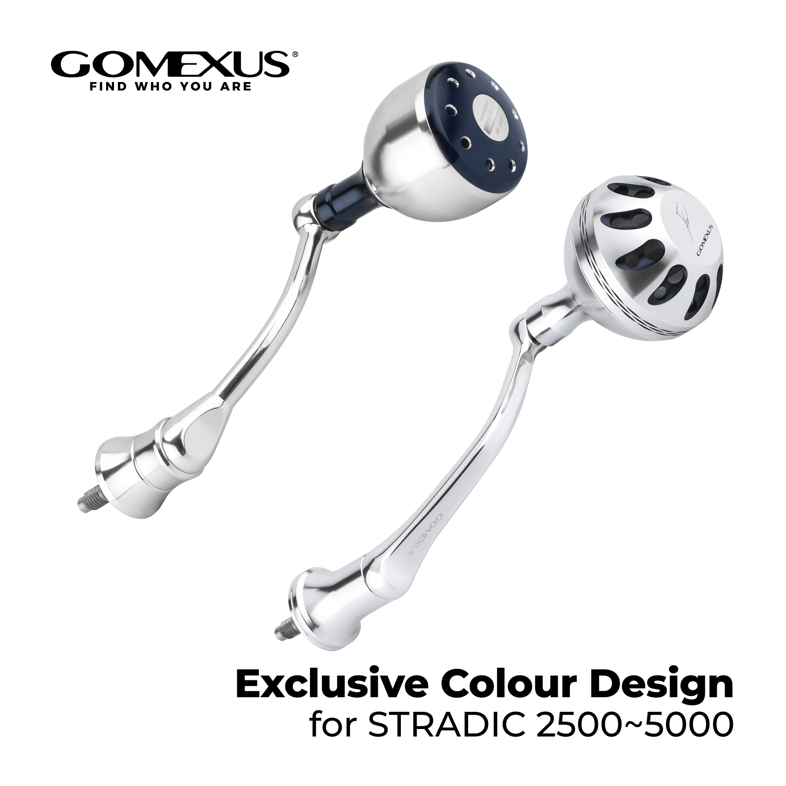 MJ63-A38&MJ57-A30澳洲主图_画板 1 Gomexus Aluminum Handle for Shimano Stradic MJ57&63 - Image 1